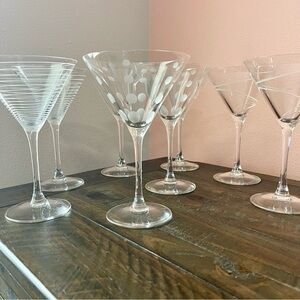 Mikasa Cheers Set of 8 Martini Glasses